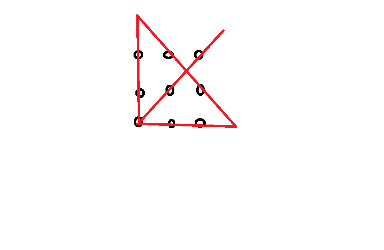 Комбинации графического ключа из 9 точек